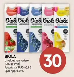 Coop Mega BIOLA tilbud