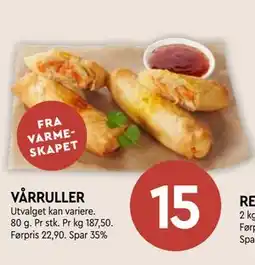 Coop Mega VÅRRULLER tilbud