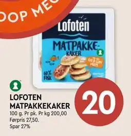 Coop Mega LOFOTEN MATPAKKEKAKER tilbud