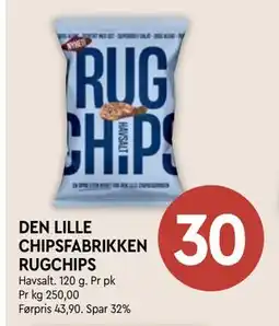 Coop Mega DEN LILLE CHIPSFABRIKKEN RUGCHIPS tilbud