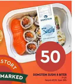 Coop Mega DOMSTEIN SUSHI 8 BITER tilbud