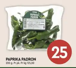 Coop Mega PAPRIKA PADRON tilbud