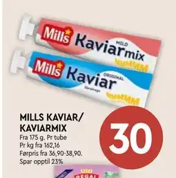Coop Mega MILLS KAVIAR/ KAVIARMIX tilbud