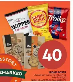 Coop Mega NIDAR POSER tilbud