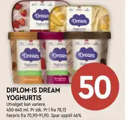 Coop Mega DIPLOM-IS DREAM YOGHURTIS tilbud