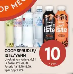 Coop Mega COOP SPRUDLE/ ISTE/VANN tilbud