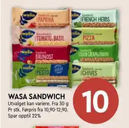 Coop Mega WASA SANDWICH tilbud