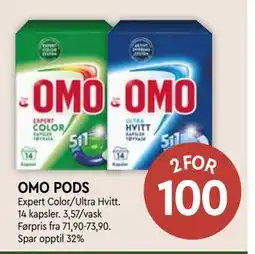 Coop Mega OMO PODS tilbud