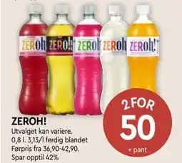 Coop Mega ZEROH! tilbud