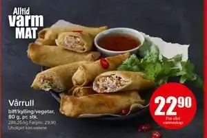 Spar Vårrull tilbud