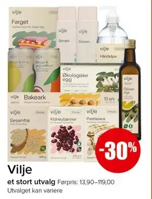 Spar Vilje tilbud