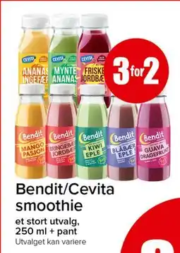 Spar Bendit/Cevita smoothie tilbud