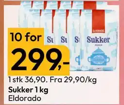 Gigaboks Sukker 1 kg tilbud