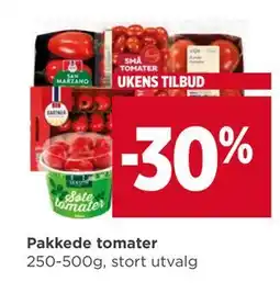 Meny Pakkede tomater tilbud