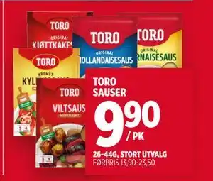 Meny TORO SAUSER tilbud