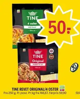 Coop Prix TINE REVET ORIGINAL/4 OSTER tilbud