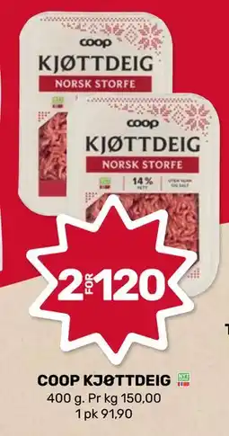 Matkroken COOP KJØTTDEIG tilbud