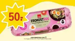 Coop Prix COOP FROKOSTEGG 12 PK tilbud