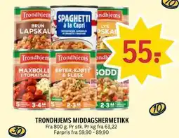 Coop Prix TRONDHJEMS MIDDAGSHERMETIKK tilbud