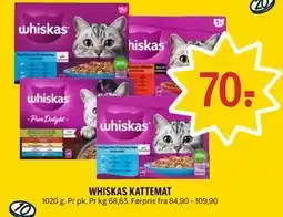 Coop Prix WHISKAS KATTEMAT tilbud