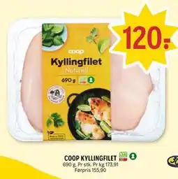 Coop Prix COOP KYLLINGFILET tilbud