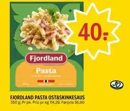 Coop Prix FJORDLAND PASTA OST&SKINKESAUS tilbud