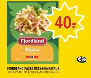 FJORDLAND PASTA OST&SKINKESAUS