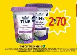 Coop Prix TINE COTTAGE CHEESE tilbud