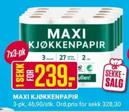 Europris MAXI KJØKKENPAPIR tilbud
