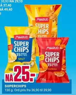 Europris SUPERCHIPS tilbud