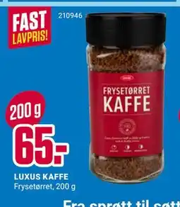 Europris LUXUS KAFFE tilbud