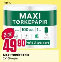 Europris MAXI TØRKEPAPIR tilbud
