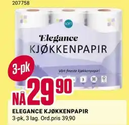 Europris ELEGANCE KJØKKENPAPIR tilbud