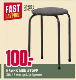 Europris KRAKK MED STOFF tilbud