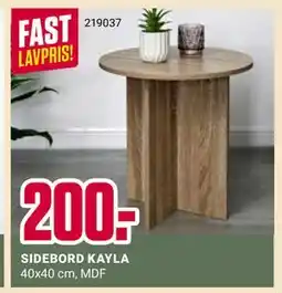 Europris SIDEBORD KAYLA tilbud