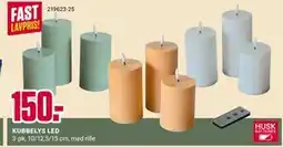 Europris KUBBELYS LED tilbud