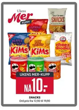 Europris SNACKS, App-pris tilbud