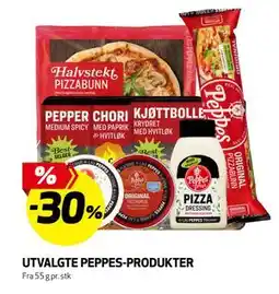 Bunnpris UTVALGTE PEPPES-PRODUKTER tilbud