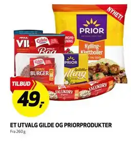 Bunnpris ET UTVALG GILDE OG PRIORPRODUKTER tilbud