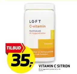 Bunnpris VITAMIN C SITRON tilbud