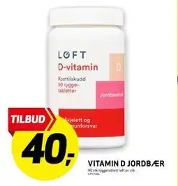 Bunnpris VITAMIN D JORDBÆR tilbud