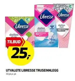 Bunnpris UTVALGTE LIBRESSE TRUSEINNLEGG tilbud