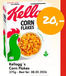 Havaristen Kellogg's Corn Flakes tilbud