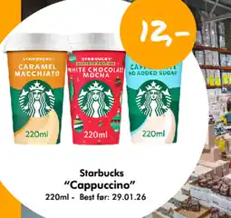 Havaristen Starbucks "Cappuccino" tilbud