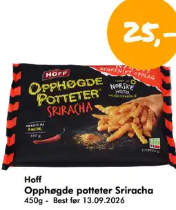 Havaristen Hoff Opphøgde potteter Sriracha tilbud