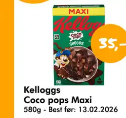 Havaristen Kelloggs Coco pops Maxi tilbud