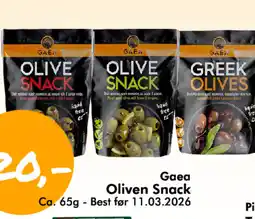 Havaristen Gaea Oliven Snack tilbud