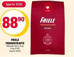 Coop Extra Friele frokostkaffe tilbud