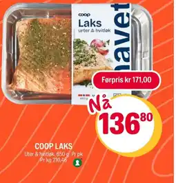 Coop Extra Coop Laks tilbud