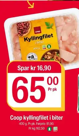 Coop Extra Coop kyllingfilet i biter tilbud